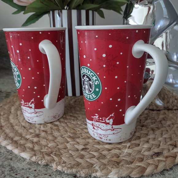 Collectible Starbucks Holiday Coffee Mugs Set - Picture 3 of 8